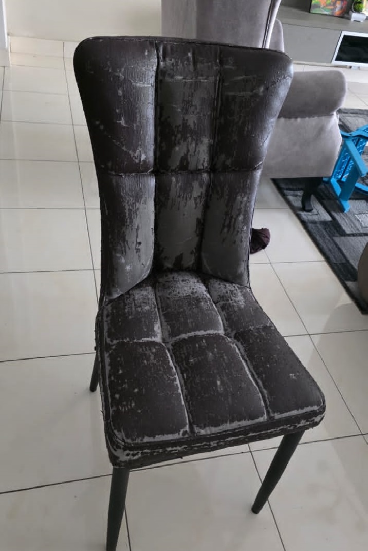 Dining Chair Before The Worn Elegance!